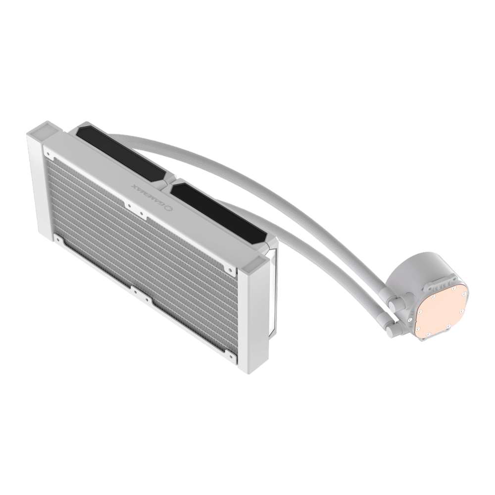 Gamemax CPU Liquid Cooler | ICEBURG 240 DIGITAL WH | White