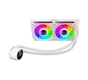 Gamemax CPU Liquid Cooler | ICEBURG 240 DIGITAL WH | White