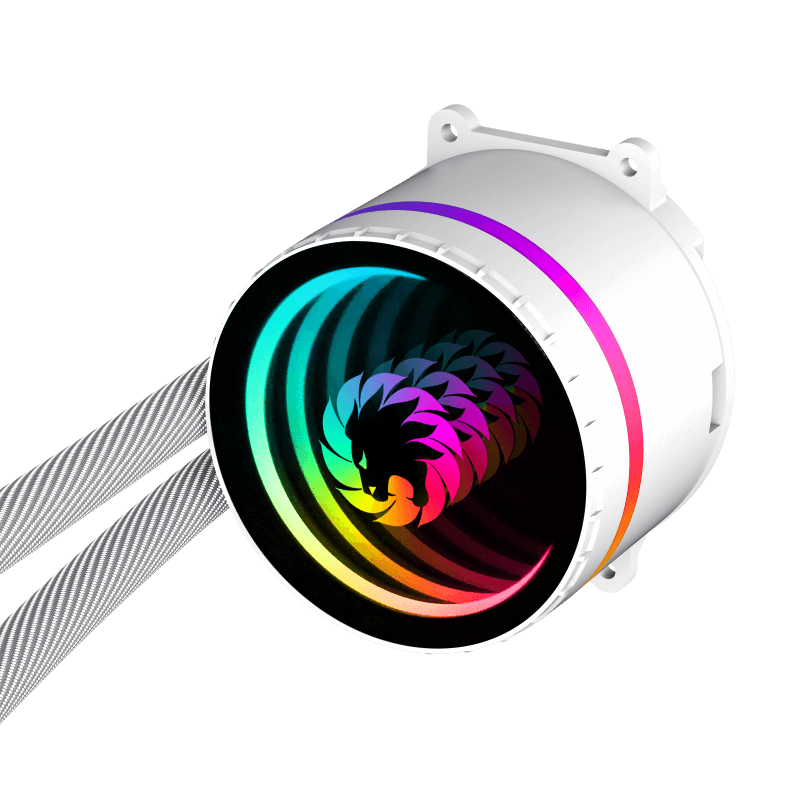 Gamemax CPU Liquid Cooler | ICEBURG 120 WT | White