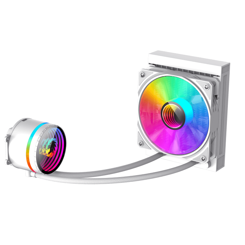 Gamemax CPU Liquid Cooler | ICEBURG 120 WT | White