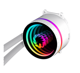 Gamemax CPU Liquid Cooler | ICEBURG 120 WT | White