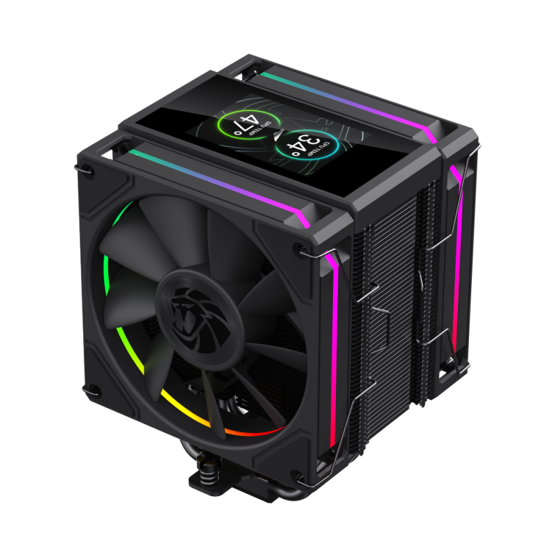 Gamemax CPU Air Cooler | SIGMA 620 LCD BK | Black