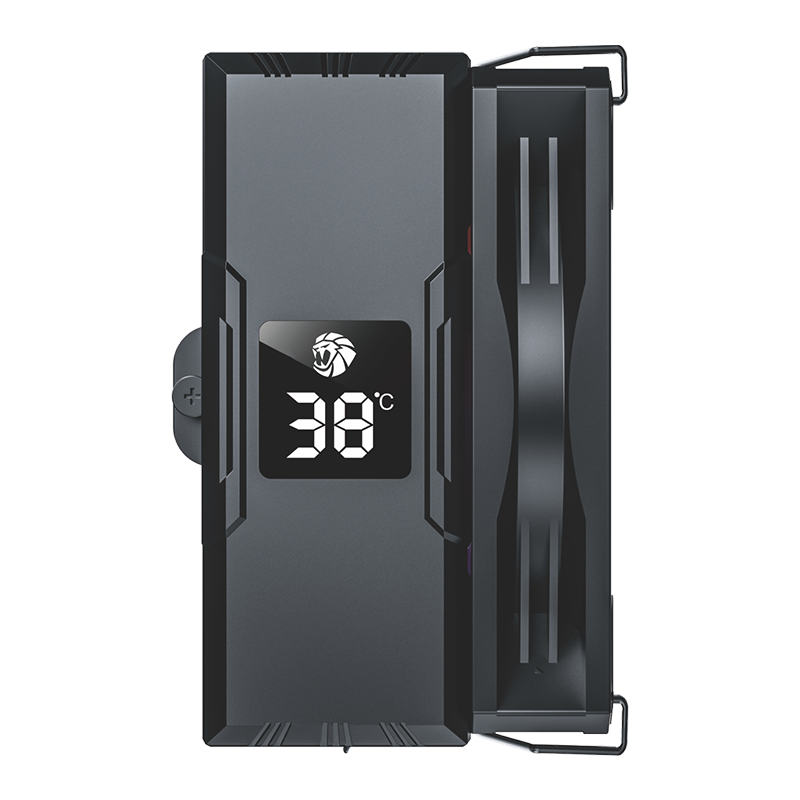 Gamemax CPU Air Cooler | SIGMA 520 DIGITAL BK | Black