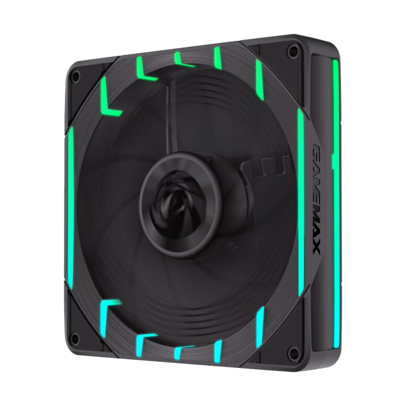 Gamemax Case Fan | TORNADO T12 ARGB-R | Black
