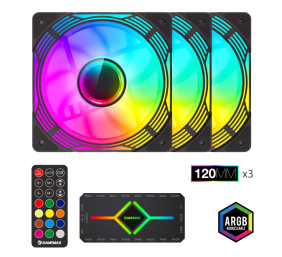 Gamemax Case Fan | KF300 BK | Black