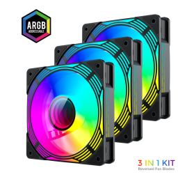 Gamemax Case Fan | KF300R BK | Black