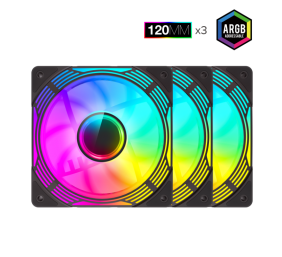 Gamemax Case Fan | KF300R BK | Black