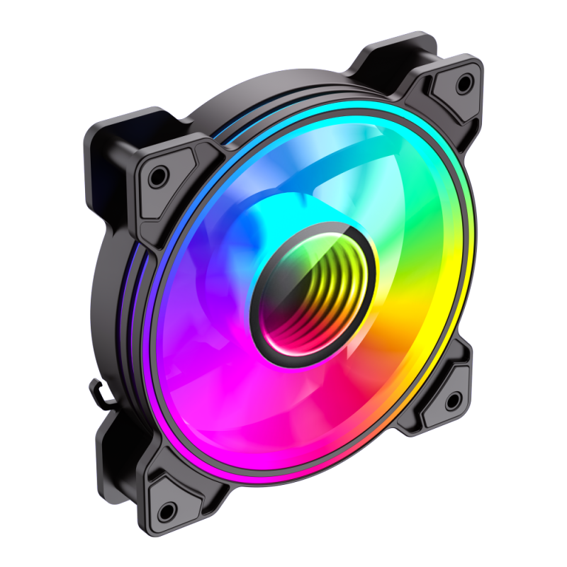 Gamemax Case Fan | DUAL RING INFINITY BK | Black