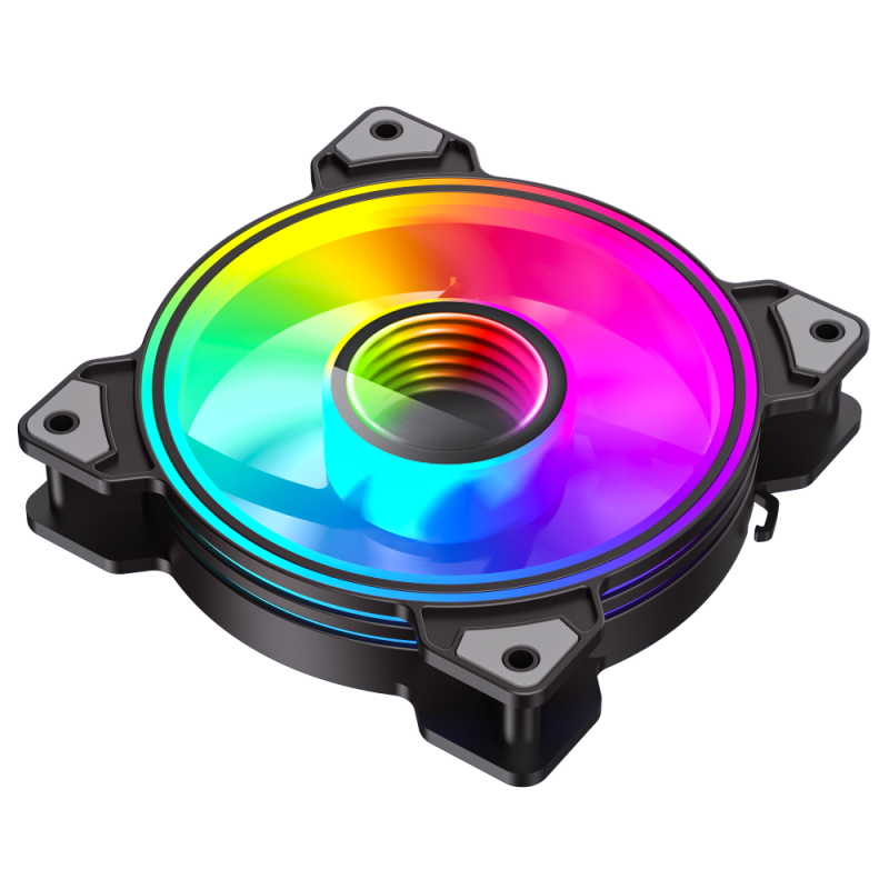 Gamemax Case Fan | DUAL RING INFINITY BK | Black