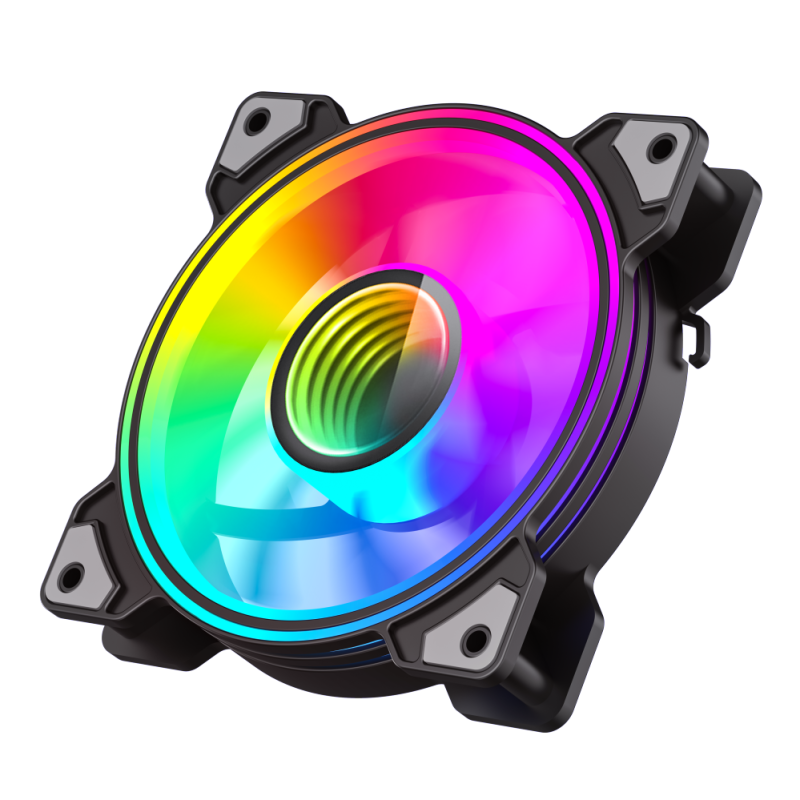 Gamemax Case Fan | DUAL RING INFINITY BK | Black