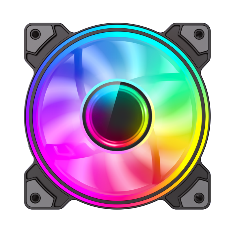 Gamemax Case Fan | DUAL RING INFINITY BK | Black