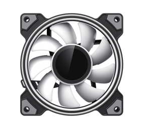 Gamemax Case Fan | DUAL RING INFINITY BK | Black