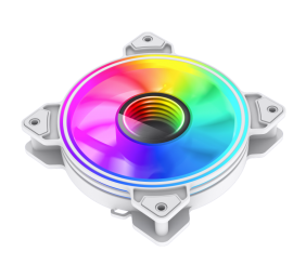 Gamemax Case Fan | DUAL RING INFINITY WH | White