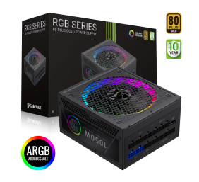 Gamemax PSU | RGB 1050G | 1050 W | Gold | Full Modular