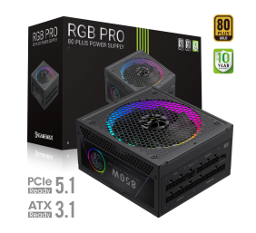 Gamemax PSU | RGB PRO 850G | 850 W | Gold | Full Modular
