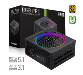 Gamemax PSU | RGB PRO 750G | 750 W | Gold | Full Modular
