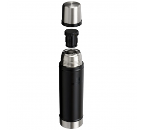 Stanley Thermo | Classic | Capacity 0.6 L | Material  Stainless Steel | Black