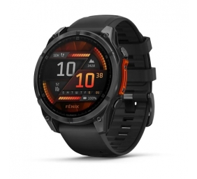 Garmin Fenix 8 Išmanusis laikrodis 47 mm AMOLED Slate Gray with Black Silicone Band