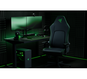 Razer Ergonomic Gaming Chair with Breathable Comfort | Iskur V2 NewGen | Black/Green