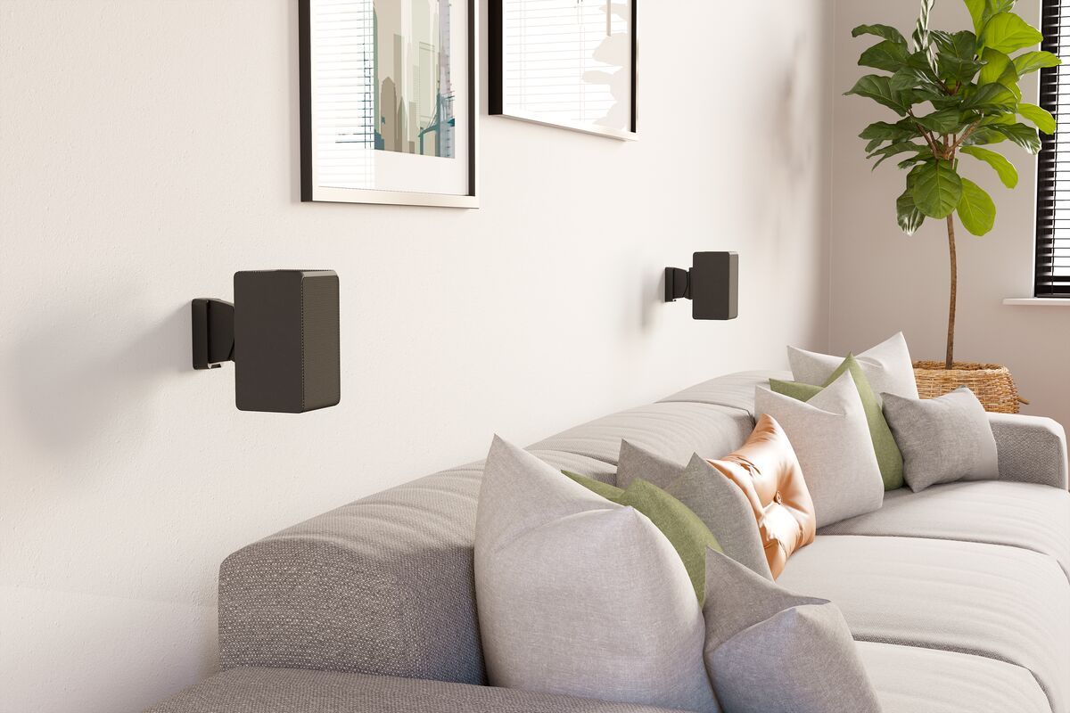 Vogels Wall mount | SWM 3021 Universal Speaker Wall Mount | Tilt, rotate | Maximum weight (capacity) 5 kg | Black