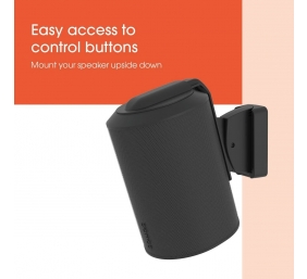 Vogels Wall mount | Speaker Wall Mount for Sonos Era 100 | Tilt, rotate | Maximum weight (capacity) 7 kg | Black