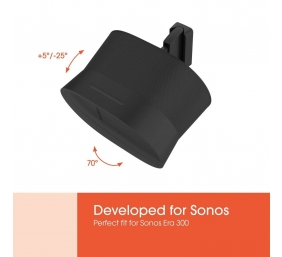 Vogels Wall mount | Speaker Wall Mount for Sonos Era 300 | Tilt, rotate | Maximum weight (capacity) 7 kg | Black