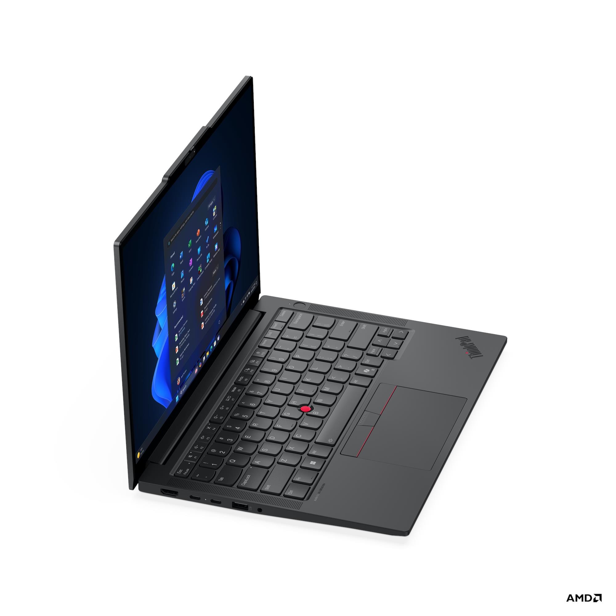 Lenovo ThinkPad E14 G7 AMD | Black | 14 " | IPS | WUXGA | 1920 x 1200 pixels | Anti-glare | AMD Ryzen 7 | 250 | 16 GB | SODIMM DDR5 | Solid-state drive capacity 512 GB | AMD Radeon 780M Graphics | Windows 11 Pro | 802.11ax | Bluetooth version 5.3 | Keyboa