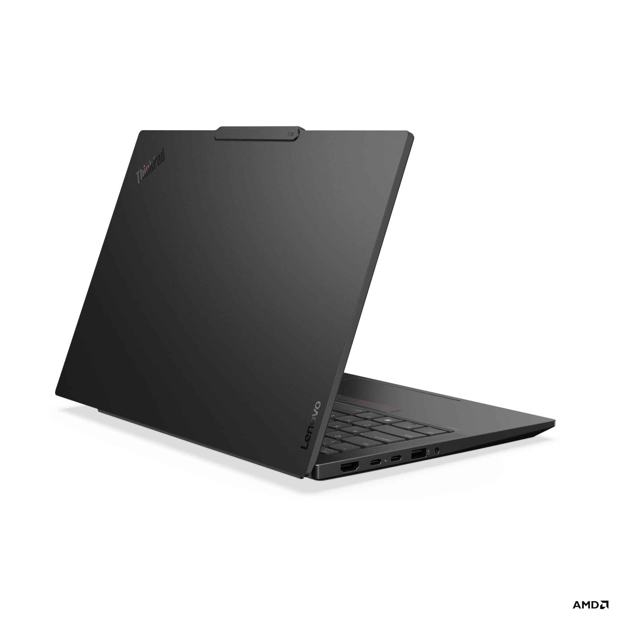 Lenovo ThinkPad E14 G7 AMD | Black | 14 " | IPS | WUXGA | 1920 x 1200 pixels | Anti-glare | AMD Ryzen 7 | 250 | 16 GB | SODIMM DDR5 | Solid-state drive capacity 512 GB | AMD Radeon 780M Graphics | Windows 11 Pro | 802.11ax | Bluetooth version 5.3 | Keyboa