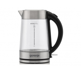 Gorenje Kettle | K17GDWII | 2200 W | Electric | 1.7 L | 360° rotational base | Stainless steel/Glass | Stainless steel/Transparent