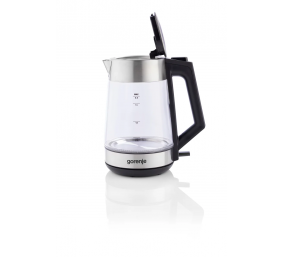 Gorenje | K17OGS | Kettle | Electric | 1.7 L | 2200 W | 360° rotational base | Stainless steel/Glass | Stainless steel