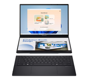 Asus Zenbook Duo UX8406CA-QL358X | Inkwell Gray | 14 " | OLED | Touchscreen | FHD | 1920 x 1200 pixels | 60 Hz | Glossy | Intel Core Ultra 7 | 255H | 16 GB | LPDDR5X | Solid-state drive capacity 1000 GB | Intel Arc Graphics | Windows 11 Pro | 802.11be | B