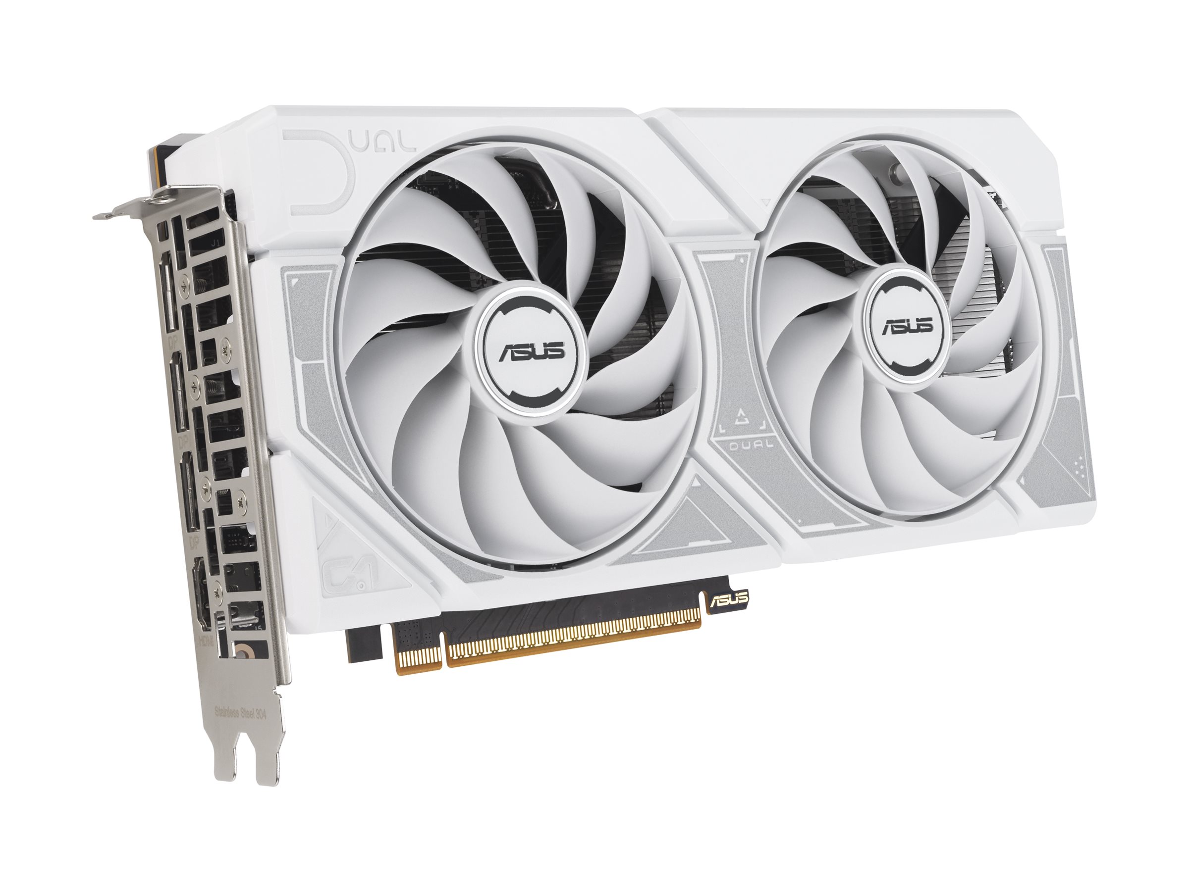 Asus Dual GeForce RTX 5060 White OC Edition 8GB GDDR7 | NVIDIA | 8 GB | GeForce RTX 5060 | GDDR7 | HDMI ports quantity 1 | PCI Express 5.0