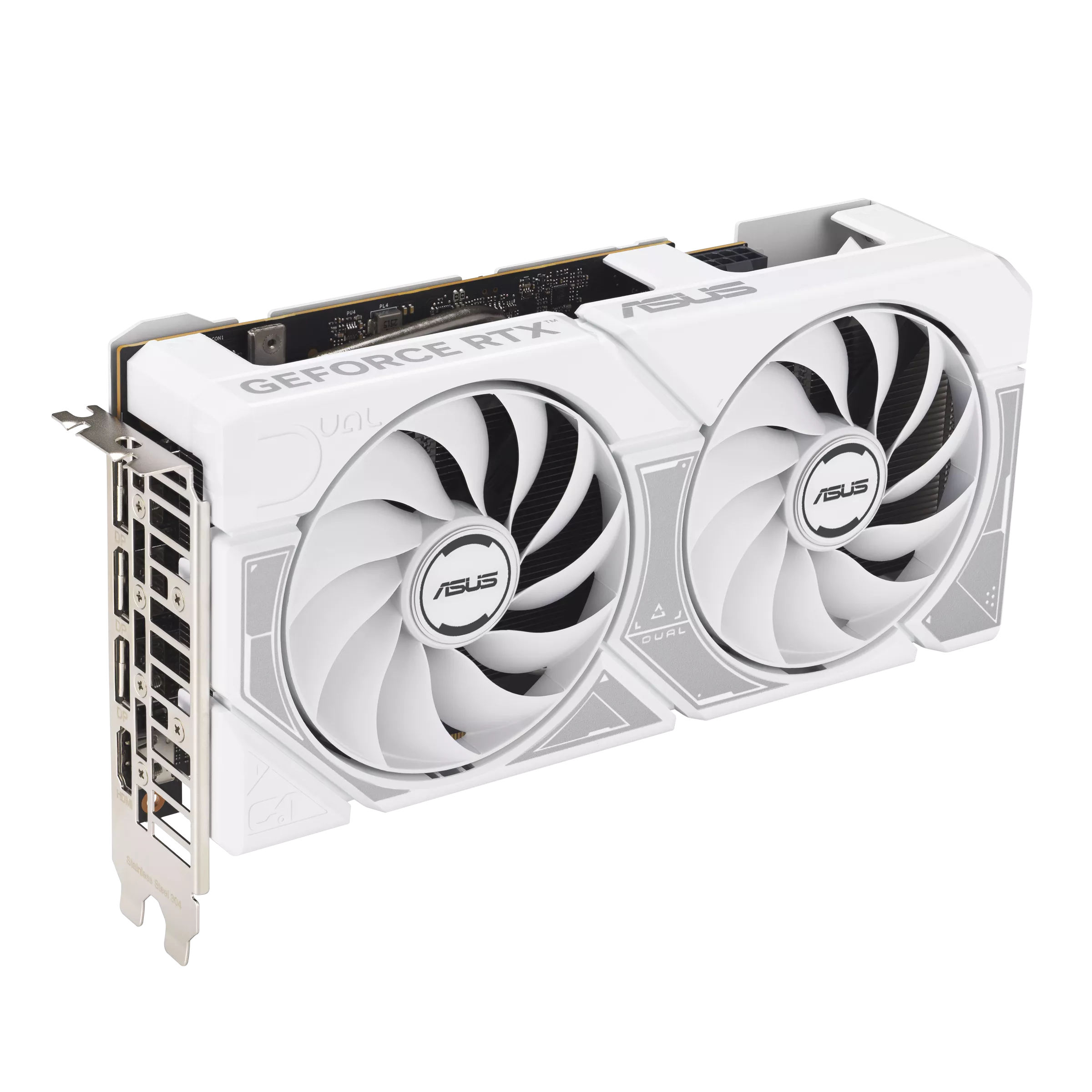 Asus Dual GeForce RTX 5060 White OC Edition 8GB GDDR7 | NVIDIA | 8 GB | GeForce RTX 5060 | GDDR7 | HDMI ports quantity 1 | PCI Express 5.0