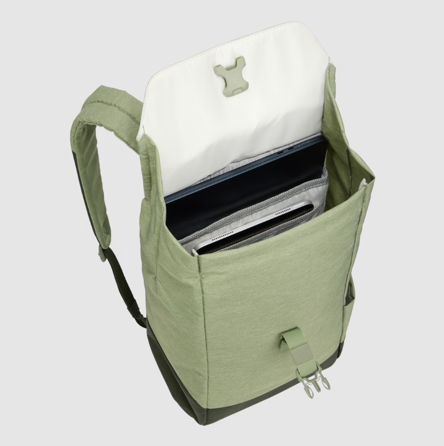 Thule Lithos | Fits up to size 16 " | Backpack | Quiet green