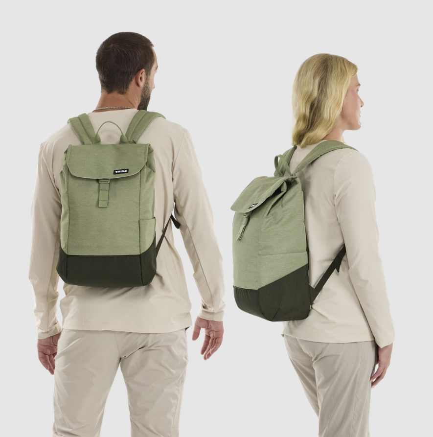 Thule Lithos | Fits up to size 16 " | Backpack | Quiet green