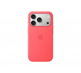Apple iPhone 17 Pro Silicone Case with MagSafe – Bright Guava | Apple