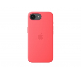 Apple iPhone 17e Silicone Case with MagSafe – Bright Guava | Apple