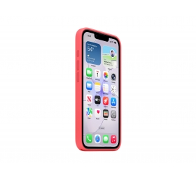 Apple iPhone 17e Silicone Case with MagSafe – Bright Guava | Apple
