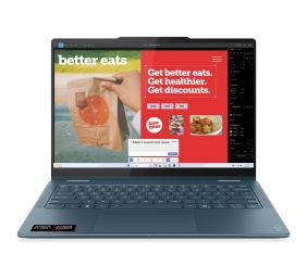 Lenovo Yoga 7 2-in-1 14AKP10 AMD | Tidal Teal | 14 " | OLED | Touchscreen | WUXGA | 1920 x 1200 pixels | Glossy | AMD Ryzen AI 7 | 350 | 16 GB | Soldered LPDDR5 | Solid-state drive capacity 512 GB | AMD Radeon 860M Graphics | Windows 11 Home | 802.11be | 