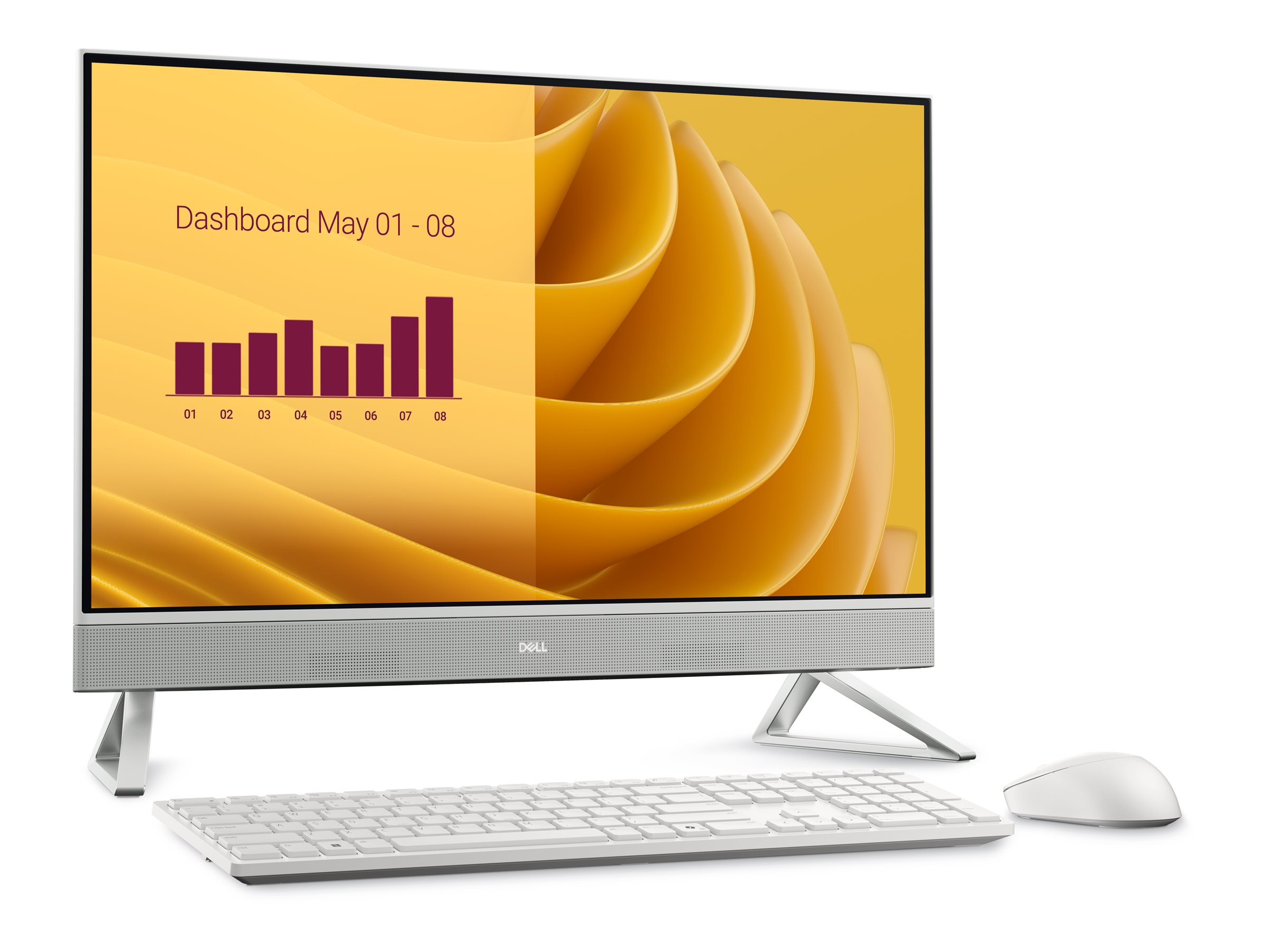 Dell EC27250 | Desktop | AIO | 27 " | Intel Core 7 | 150U | 32 GB | DDR5 | 2000 GB | Intel Graphics | US International | Windows 11 Pro | Warranty 36 month(s)