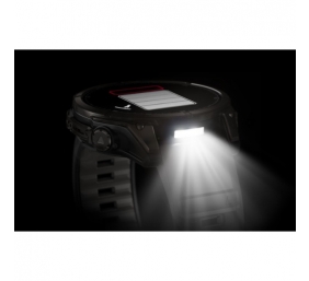 Garmin Fenix 8 Išmanusis laikrodis 47 mm AMOLED Sapphire,Carbon grey DLC,Black/Pebble grey sil. band