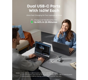 Anker Charger 4-Port with USB-C Cable, 140W | B2697G41