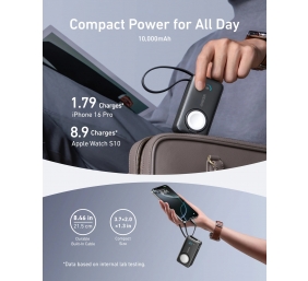 Anker MagGo Power Bank | 10000 mAh | Black Stone