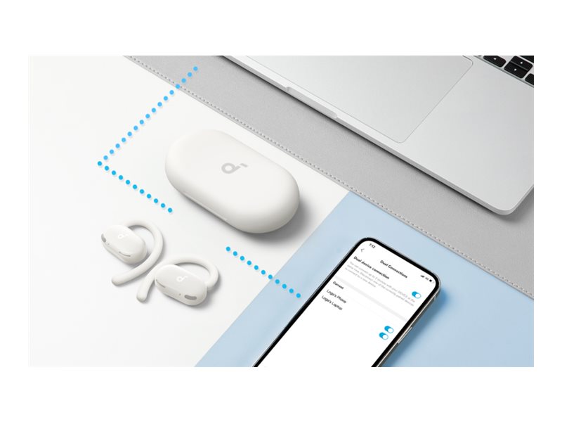 Anker Soundcore True Wireless Earphones | V20i | Bluetooth | Open ear | Microphone | White | Wireless