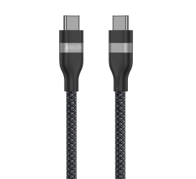 Anker USB-C to USB-C Cable Braided, 0.9m, 240W, Black | Anker USB-C Braided Cable, 0.9 m