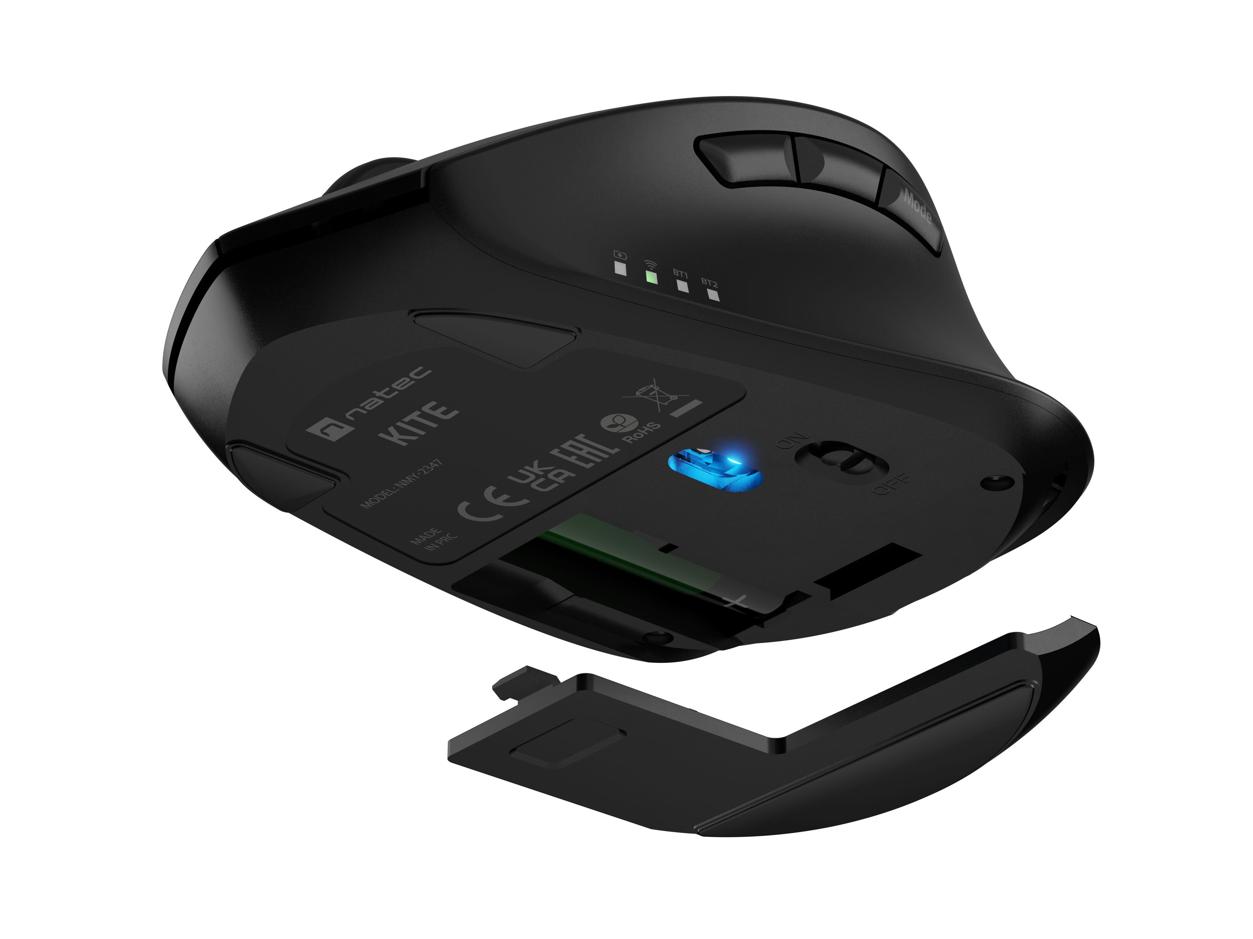 Natec Kite | Wireless | Bluetooth, 2.4GHz | Black