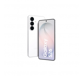 Samsung | Galaxy | S26 | White | 6.3 " | Dynamic AMOLED 2X | 1080 x 2340 pixels | Exynos | 2600 | Internal RAM 12 GB | 512 GB | Dual SIM | 3G | 4G | 5G | Main camera resolution 50 MP | Secondary camera resolution 10 MP | Android | 16 | 4300 mAh
