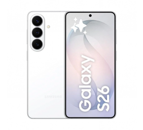 Samsung | Galaxy | S26 | White | 6.3 " | Dynamic AMOLED 2X | 1080 x 2340 pixels | Exynos | 2600 | Internal RAM 12 GB | 512 GB | Dual SIM | 3G | 4G | 5G | Main camera resolution 50 MP | Secondary camera resolution 10 MP | Android | 16 | 4300 mAh