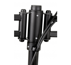 EDBAK Desk Mount | SV11 desk mount for three monitors | Height adjustment, tilt | 19-27 " | Black