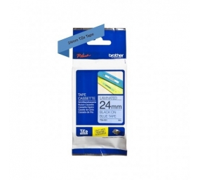 Brother TZe-551 (TZe551) Laminuotos ženklinimo juostos kasetė, Black on Blue 24mm, 8m